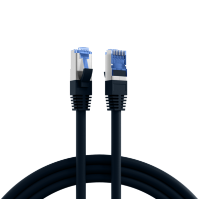 RJ45 Patchkabel Cat.6A S/FTP TPE -- Cat.7 Rohkabel superflex schwarz 20m RJ45 Patchkabel Cat.6A S/FTP TPE -- Cat.7 Rohkabel superflex schwarz 20m von EFB ELEKTRONIK