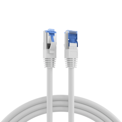RJ45 Patchkabel Cat.6A S/FTP TPE -- Cat.7 Rohkabel superflex weiß 30m von EFB ELEKTRONIK