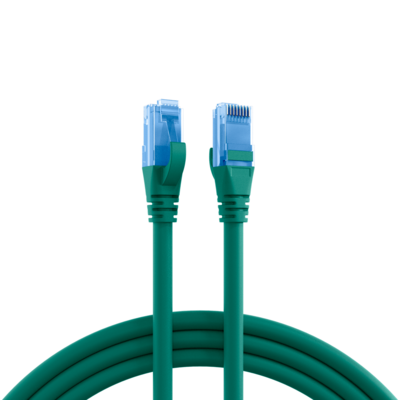 RJ45 Patchkabel Cat.6A U/UTP LSZH -- Premium 500MHz grün 15m von EFB ELEKTRONIK