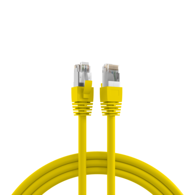RJ45 Patchkabel Cat.8.1 S/FTP LSZH -- BC gelb 10m RJ45 Patchkabel Cat.8.1 S/FTP LSZH -- BC gelb 10m von EFB ELEKTRONIK