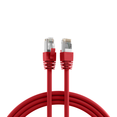 RJ45 Patchkabel Cat.8.1 S/FTP LSZH -- BC rot 10m von EFB ELEKTRONIK