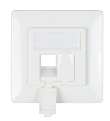 Rahmenset 2-Port, für Slimline Keystone -- Modul, designfähig UAE von EFB ELEKTRONIK