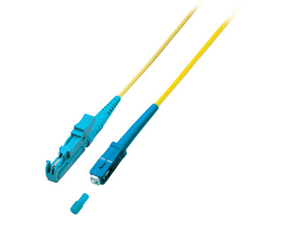 Simplex LWL Patchkabel E2000©-SC OS2 5m -- 3,0mm Gelb 9/125µmm von EFB ELEKTRONIK