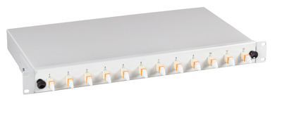 Spleißbox 1HE 24 E2000©/APC 9/125µm  Ausziehbar -- ausziehbar 24 Pigtails abgesetzt/24 Kupp von EFB ELEKTRONIK