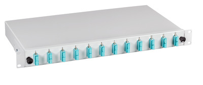 Spleißbox SC 50/125µm OM2 ausziehbar 24  -- Pigtails/12 Kuppl. von EFB ELEKTRONIK