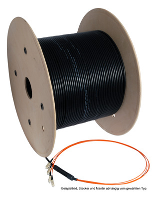 Trunkkabel U-DQ(ZN)BH 8G 50/125, LC/LC -- OM3 80m von EFB ELEKTRONIK