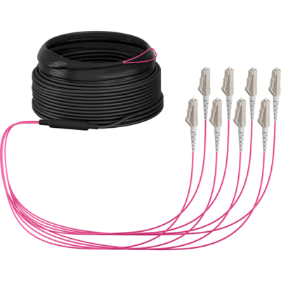 Trunkkabel U-DQ(ZN)BH OM4 8G (1x8) LC-LC -- 20m Dca LSZH von EFB ELEKTRONIK