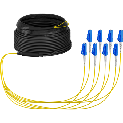Trunkkabel U-DQ(ZN)BH OS2 8E (1x8) LC-LC -- 40m Dca LSZH G657A1 von EFB ELEKTRONIK