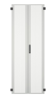 Tür für PRO 24HE, B=800, Stahl perf. -- 2-teilig, SH, RAL7035 Tür für PRO 24HE, B=800, Stahl perf. -- 2-teilig, SH, RAL7035 von EFB ELEKTRONIK