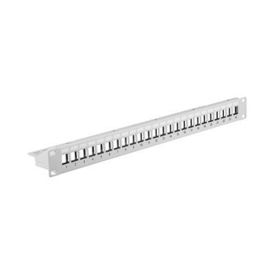 Verteilerfeld 19" 1HE, 24-Port, -- Metall, grau RAL7035 Verteilerfeld 19" 1HE, 24-Port, -- Metall, grau RAL7035 von EFB ELEKTRONIK