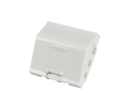 Zentralplatte 45x45mm für 1 Keystone -- Auslass gewinkelt von EFB ELEKTRONIK