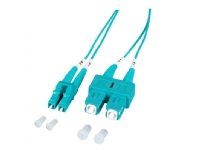 EFB Duplex Jumper LC-SC 50/125, OM3, LSZH, aqua, 1.2mm, 5m von EFB Elektronik