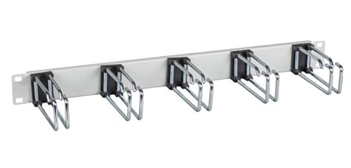 EFB-Elektronik 19" 1HE Kabelführungspanel, 5 x Metall-Doppelbügel EFB-Elektronik 19" 1HE Kabelführungspanel, 5 x Metall-Doppelbügel von EFB-Elektronik