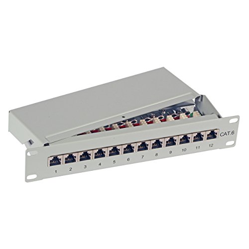 EFB Elektronik 691812 V4 Bucht von Anschlüsse – Beeren-Anschlüsse (Gigabit Ethernet, RJ45 8 (8), grau, 254 x 109 x 44,5 mm, 254 mm, 44,5 mm) von EFB-Elektronik