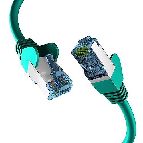 EFB-Elektronik - CAT. 7 Netzwerkkabel bis zu 10 Gbit - 10m LAN Kabel Ethernet Kabel Patchkabel mit Klinken-/Knickschutz - RJ45 Anschluss, S/FTP PIMF Schirmung - Grün EFB-Elektronik - CAT. 7 Netzwerkkabel bis zu 10 Gbit - 10m LAN Kabel Ethernet Kabel Patchkabel mit Klinken-/Knickschutz - RJ45 Anschluss, S/FTP PIMF Schirmung - Grün von EFB-Elektronik
