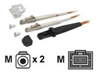 EFB-Elektronik ECOFIBER - Netzwerkkabel - LC Multimode (Stecker) auf MT-RJ Multimode (Stecker) - 1 m. - Glasfaser - 50 / 125 my - OM3 - türkis von EFB Elektronik