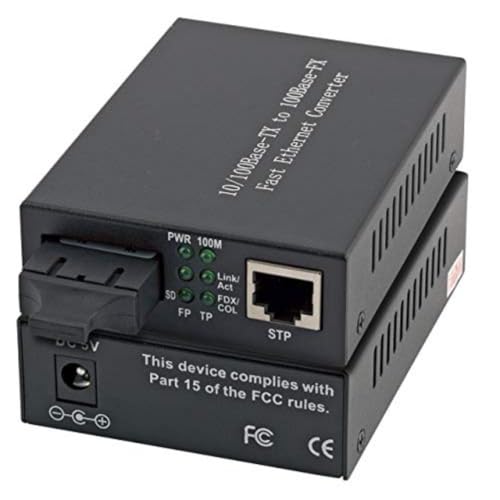 EFB-Elektronik Media Konverter RJ45-STP/SC 2km, Fast Ethernet, MM, schwarz von EFB-Elektronik