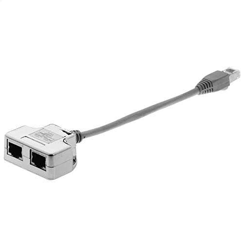 EFB-Elektronik Sce Netzwerkadapter für Cablesharing, Dient als Portdoppler für die Strukturierte Kat5 Verkabelung, 2 x 10/100 Base von EFB-Elektronik