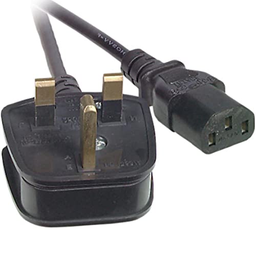 EFB-Elektronik ek500.2 2 m Stecker Netzteil Typ G Koppler C13 schwarz Kabel Elektrische – Cables elektrischen (schwarz, männlich/weiblich, 2 m, Steckdose Netzteil Typ G, Koppler C13, recht) von EFB-Elektronik