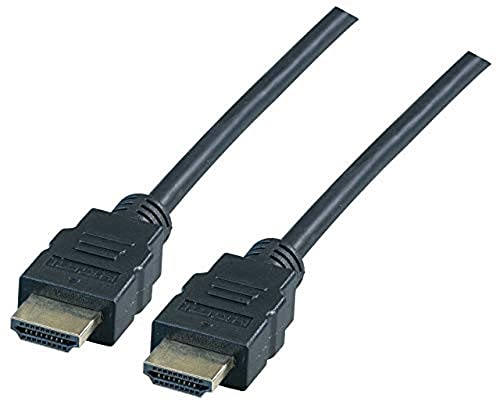 EFB HighSpeed HDMI Anschlusskabel mit Ethernet, Stecker Typ A - Stecker Typ A, 4K30Hz, schwarz von EFB-Elektronik
