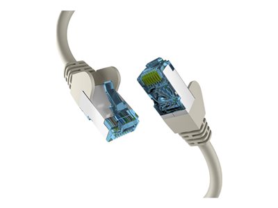 EFB Netzwerkkabel CAT6a S/FTP 0,15m grau von EFB