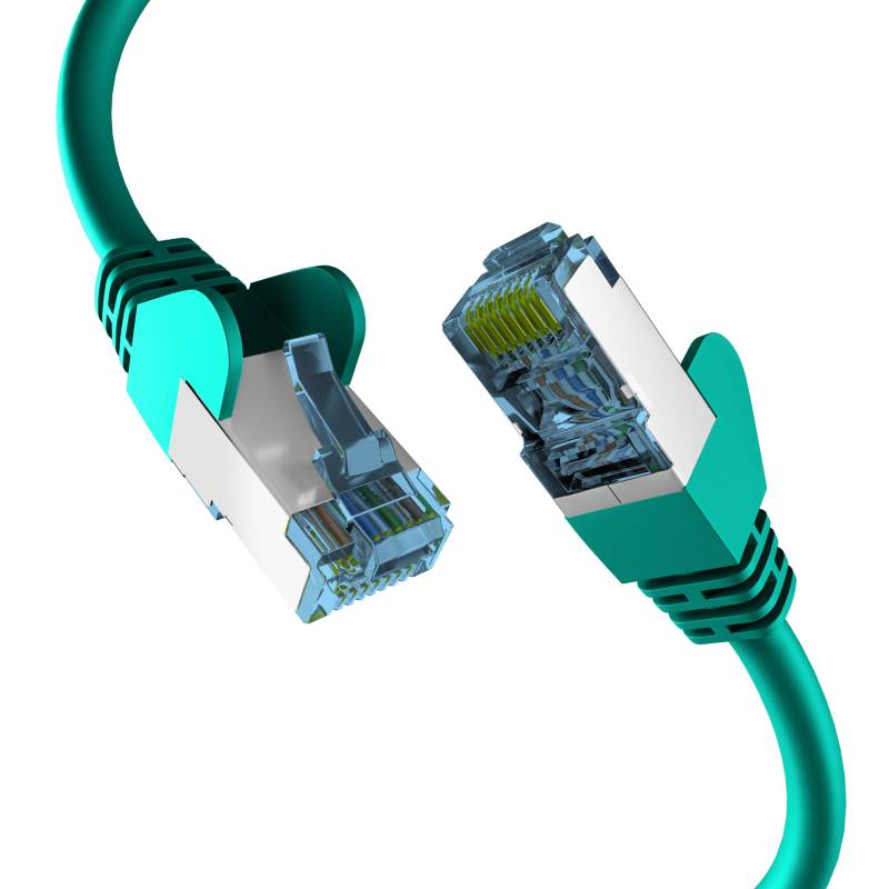 EFB RJ45 PATCHKABEL mit CAT7 ROHKABEL GRÜN 3m von EFB