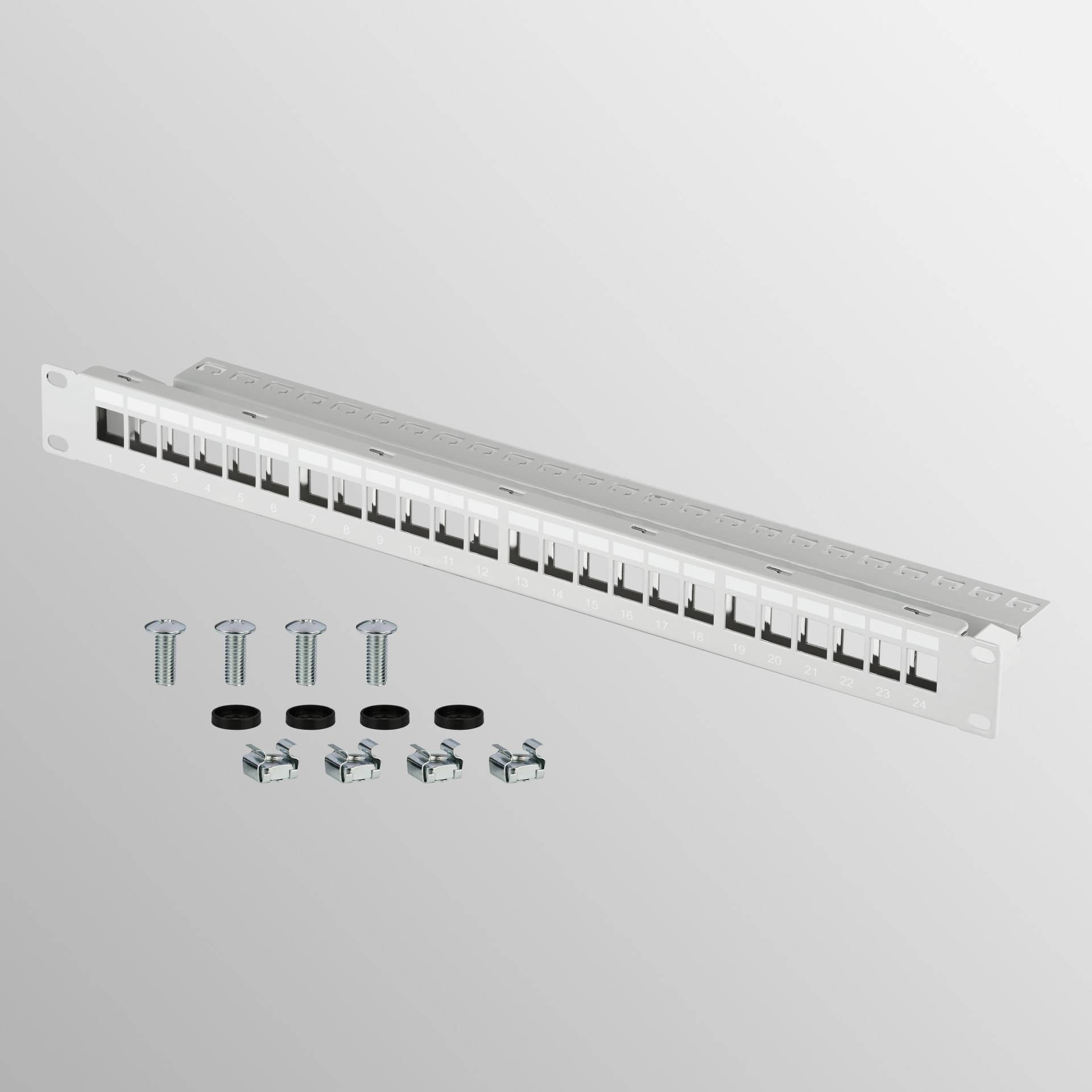 EFB Verteilerfeld Patchpanel 19 Zoll 1HE, 24-Port, EFB Verteilerfeld Patchpanel 19 Zoll 1HE, 24-Port, von EFB