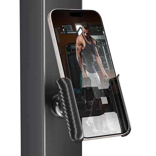 EFEALL Handyhalterung Magnet für Fitnessstudio, 360° Drehbarer Memory Funktion Magnetische Handyhalterung für Fitnessstudio/Golfwagen/Küche, Magnetischer Handyhalter für 4.0-7.2 Zoll EFEALL Handyhalterung Magnet für Fitnessstudio, 360° Drehbarer Memory Funktion Magnetische Handyhalterung für Fitnessstudio/Golfwagen/Küche, Magnetischer Handyhalter für 4.0-7.2 Zoll von EFEALL