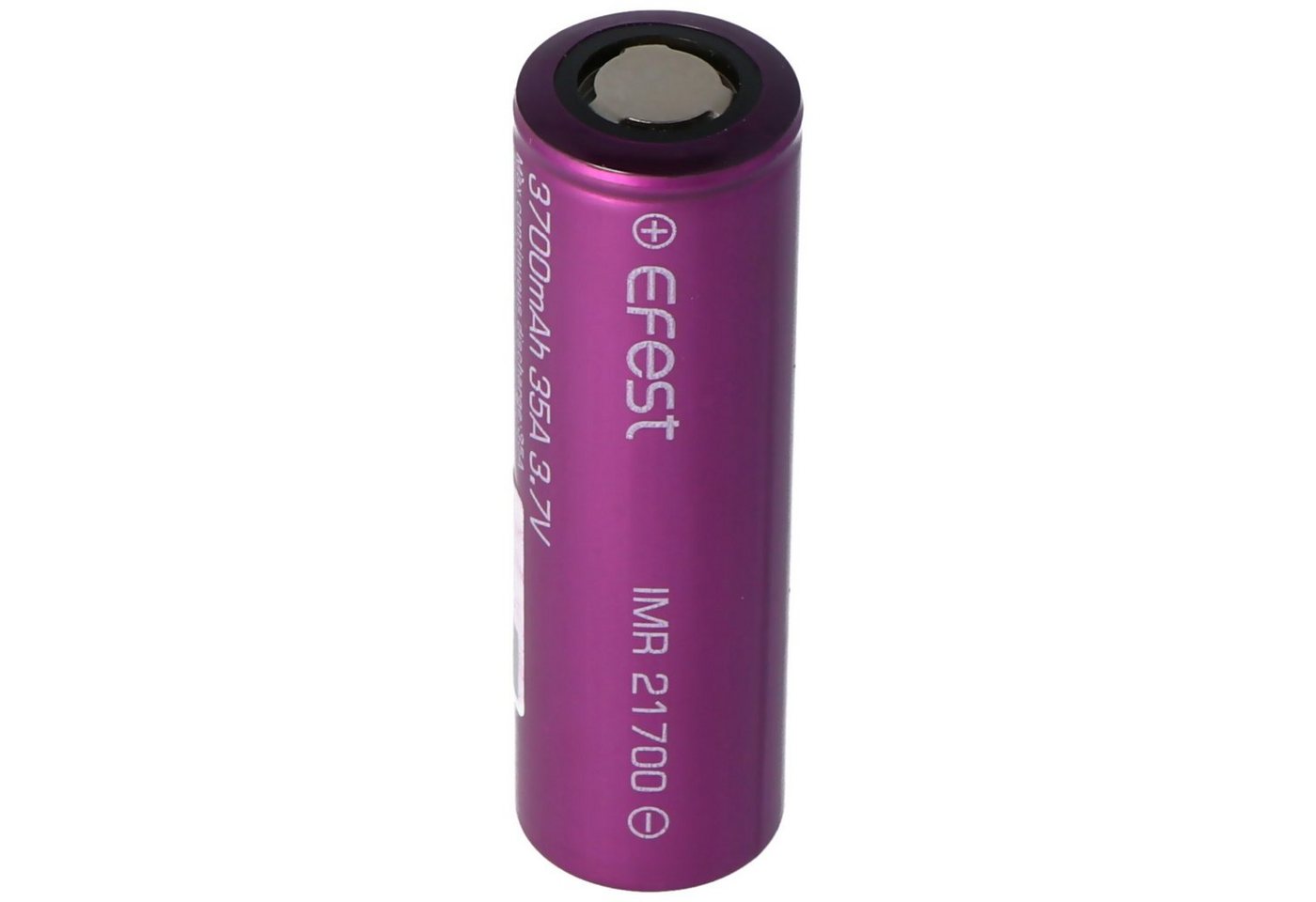 EFEST Efest IMR21700 - 3700mAh Li-Ion-Akku, 3,6V - 3,7V min. 3630mAh typ. 3 Akku 3700 mAh (3,6 V) von EFEST