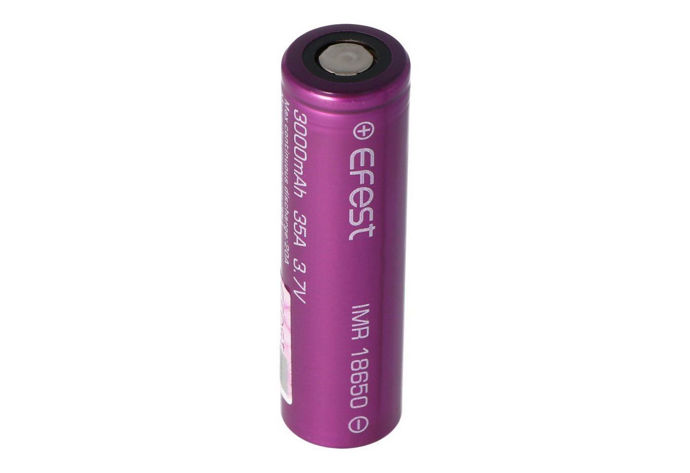 EFEST Efest Purple IMR 18650 3000mAh 3,6V - 3,7V min. 2900mAh typ. 3000mAh Akku 2900 mAh (3,6 V) von EFEST