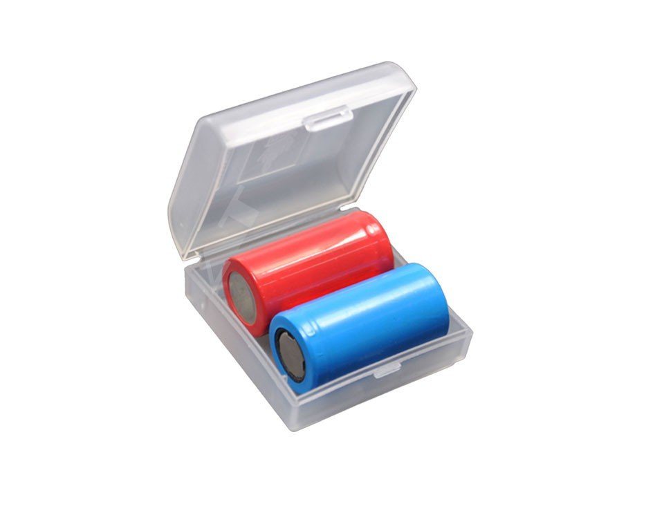 EFEST Plastikbox für 2x 18350 transparent Batterie von EFEST