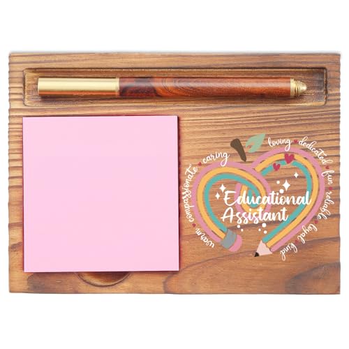Haftnotizhalter, inspirierendes Geschenk für pädagogische Assistenten, Schreibtisch-Organizer für Lehrer und Schulangestellte, Lehrer-Wertschätzungsgeschenk EDP199 Haftnotizhalter, inspirierendes Geschenk für pädagogische Assistenten, Schreibtisch-Organizer für Lehrer und Schulangestellte, Lehrer-Wertschätzungsgeschenk EDP199 von EFFJNSG