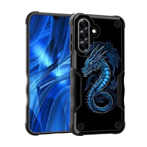 EFGWSDER Schutzhülle für Galaxy A26 5G, zweilagig, 3 m Fallschutz in Militärqualität, robuste, stoßfeste Schutzhülle für Samsung Galaxy A26 5G 17 cm (6,7 Zoll) 2025, modisches cooles Drachen-Tier von EFGWSDER