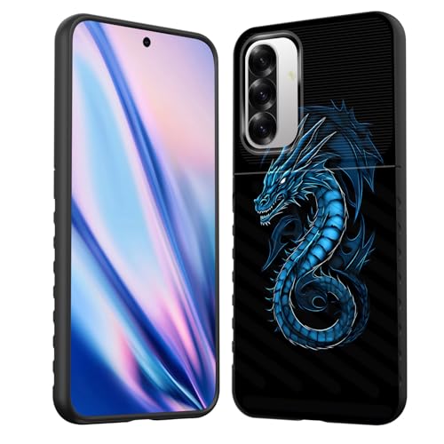 EFGWSDER Schutzhülle für Galaxy A36 5G/A56 5G, stoßdämpfend, flexibel, TPU-Gummi, Schutzhülle für Samsung Galaxy A36 5G/A56 5G, 17 cm (6,7 Zoll) 2025, modischer cooler Drache von EFGWSDER