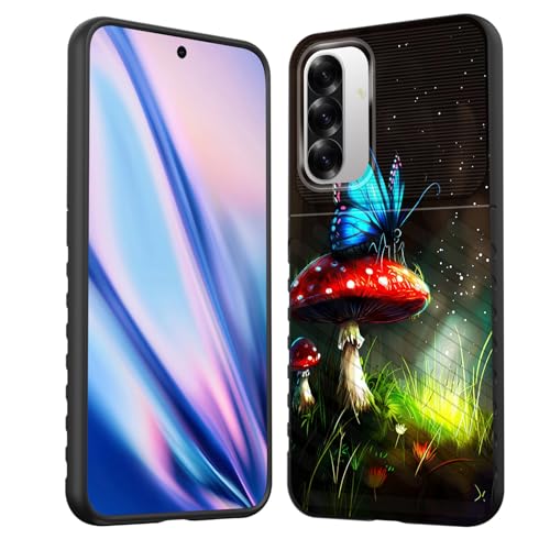 EFGWSDER Schutzhülle für Galaxy A36 5G/A56 5G, stoßdämpfend, flexibel, TPU-Gummi, Schutzhülle für Samsung Galaxy A36 5G/A56 5G 6,7 Zoll 2025, Pilz-Schmetterling EFGWSDER Schutzhülle für Galaxy A36 5G/A56 5G, stoßdämpfend, flexibel, TPU-Gummi, Schutzhülle für Samsung Galaxy A36 5G/A56 5G 6,7 Zoll 2025, Pilz-Schmetterling von EFGWSDER