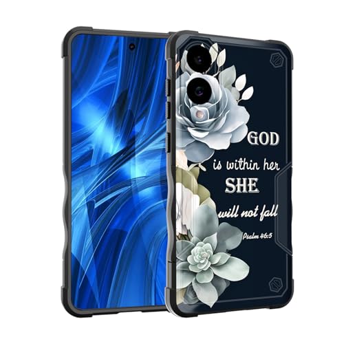 EFGWSDER Schutzhülle für Galaxy S25 Edge, zweilagig, 3 m Fallschutz in Militärqualität, robuste, stoßfeste Schutzhülle für Samsung Galaxy S25 Edge 2025, bunte Blumen, Psalm 46:5 EFGWSDER Schutzhülle für Galaxy S25 Edge, zweilagig, 3 m Fallschutz in Militärqualität, robuste, stoßfeste Schutzhülle für Samsung Galaxy S25 Edge 2025, bunte Blumen, Psalm 46:5 von EFGWSDER