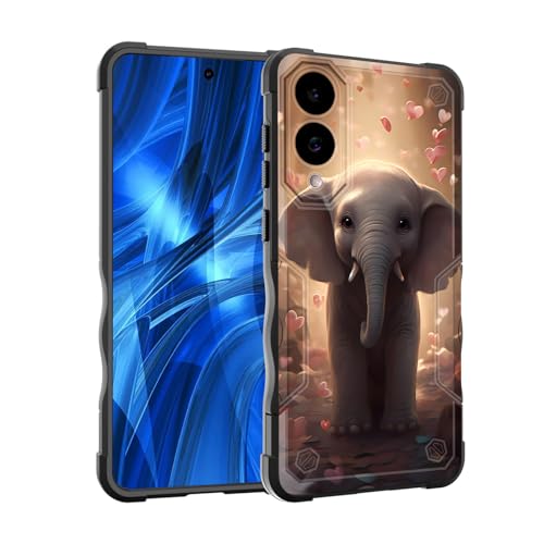 EFGWSDER Schutzhülle für Galaxy S25 Edge, zweilagig, 3 m Fallschutz in Militärqualität, robuste, stoßfeste Schutzhülle für Samsung Galaxy S25 Edge 2025, niedlicher Elefant mit Herzen EFGWSDER Schutzhülle für Galaxy S25 Edge, zweilagig, 3 m Fallschutz in Militärqualität, robuste, stoßfeste Schutzhülle für Samsung Galaxy S25 Edge 2025, niedlicher Elefant mit Herzen von EFGWSDER