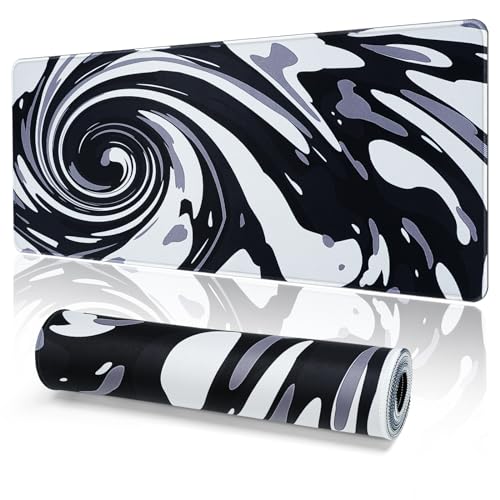 EFISH Japanische Gaming Mauspad XXL 800 x 300 mm Großes Mauspad Vernähte Kanten Wasserdicht Anti-Rutsch für PC, MacBook,Laptop Verbessert Präzision und Geschwindigkei.(A12) von EFISH