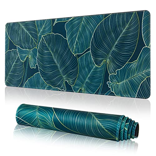 EFISH Großes Gaming-Mauspad (80x11.8x0.3 cm) mit genähten Kanten, verlängertes Mauspad, langlebige, rutschfeste Naturkautschuk-Basis, Schreibtischunterlage für Gamer, Büro und Zuhause. von EFISH