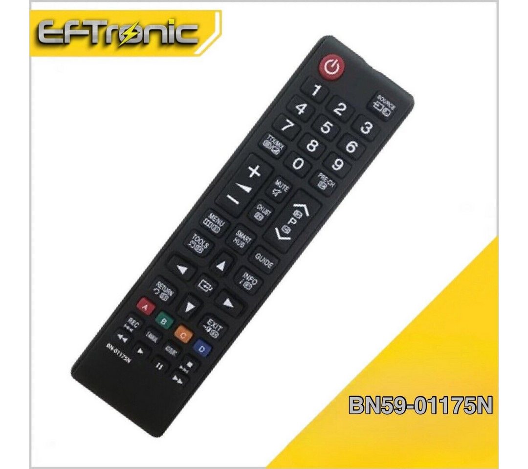EFTronic BN59-01175N Fernbedienung (für SAMSUNG BN59-01175N für 2014-2015 Samsung UE LED UHD 4K Smart TV) von EFTronic