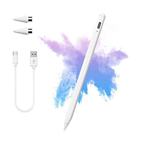 Touchscreen Stift für Tablet,Tablet Stift für alle Tablets mit Ersatzspitzen, Universeller Kapazitiver Eingabestift für iPad Pro/iPhone/Microsoft/Android von EFaith