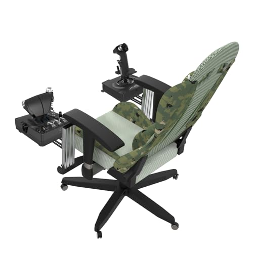 EG STARTS 2 Set Chair Mount Flight Sim Game Joystick Stuhl halterungen Drosselklappe Hotas System Kompatibel mit Logitech G X56 X52 Pro Thrustmaster Airbus Hotas TCA T.16000M Joystick Stuhlhalterung EG STARTS 2 Set Chair Mount Flight Sim Game Joystick Stuhl halterungen Drosselklappe Hotas System Kompatibel mit Logitech G X56 X52 Pro Thrustmaster Airbus Hotas TCA T.16000M Joystick Stuhlhalterung von EG STARTS