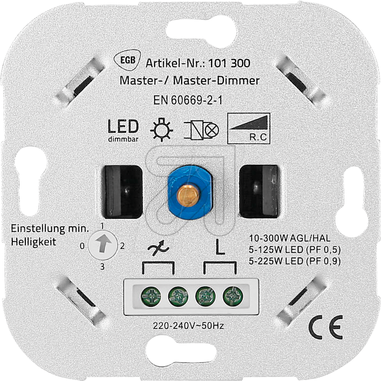 EGB 101300 - Master- /Master LED-Dimmer, Phasenabschnitt von EGB