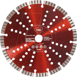 EGB 752495 - Diamant-Trennscheibe 230 mm ''Rot'' von EGB