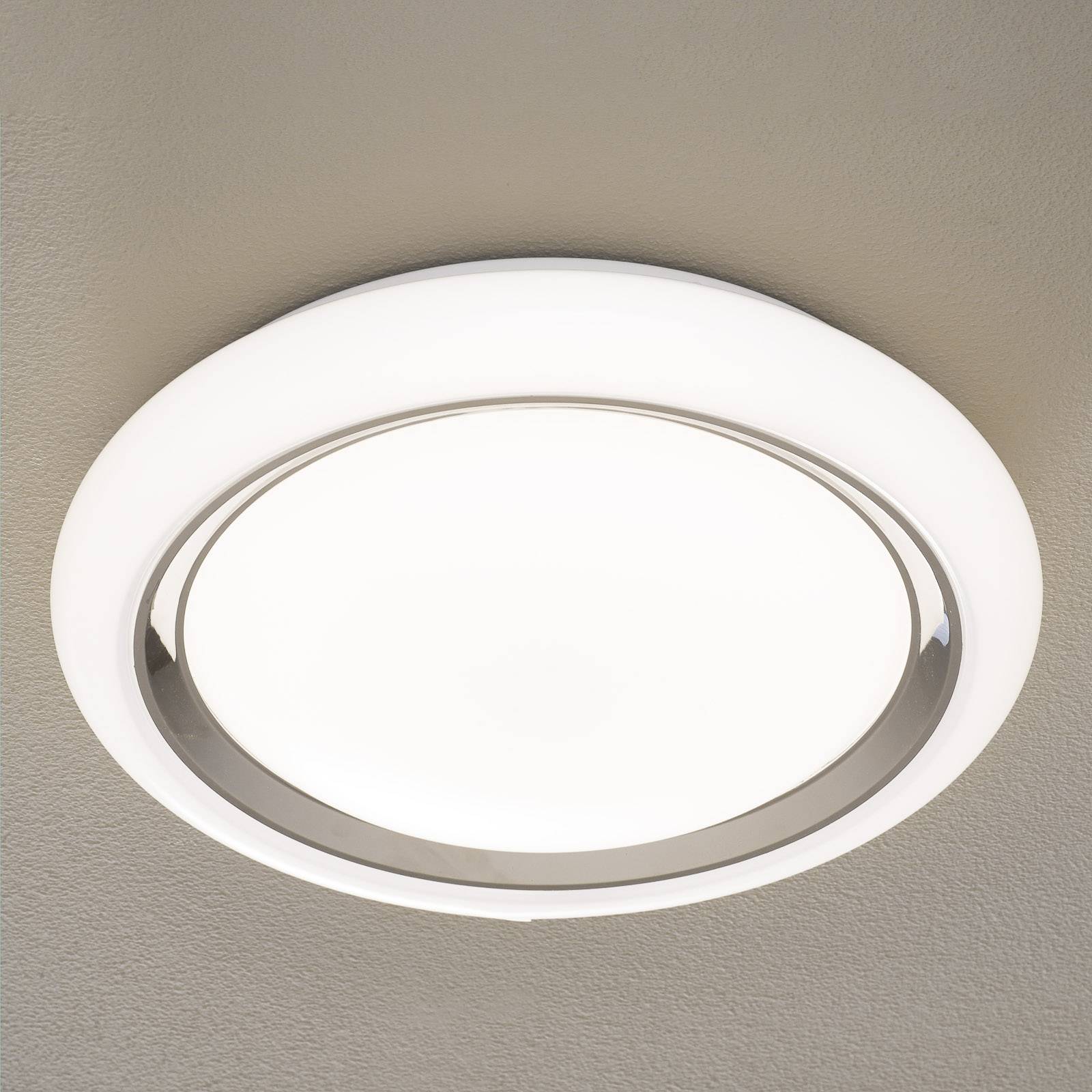 EGLO connect Capasso-C LED-Deckenlampe weiß-chrom EGLO connect Capasso-C LED-Deckenlampe weiß-chrom von EGLO connect
