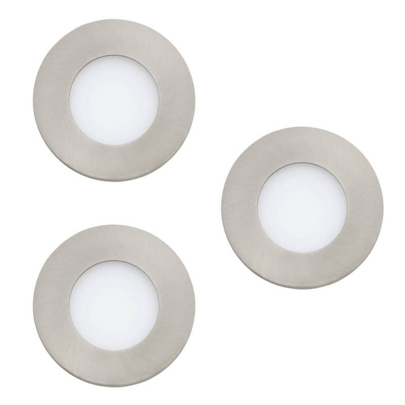 EGLO connect Fueva-C LED-Einbauspot 8,6cm, 3er Set von EGLO connect