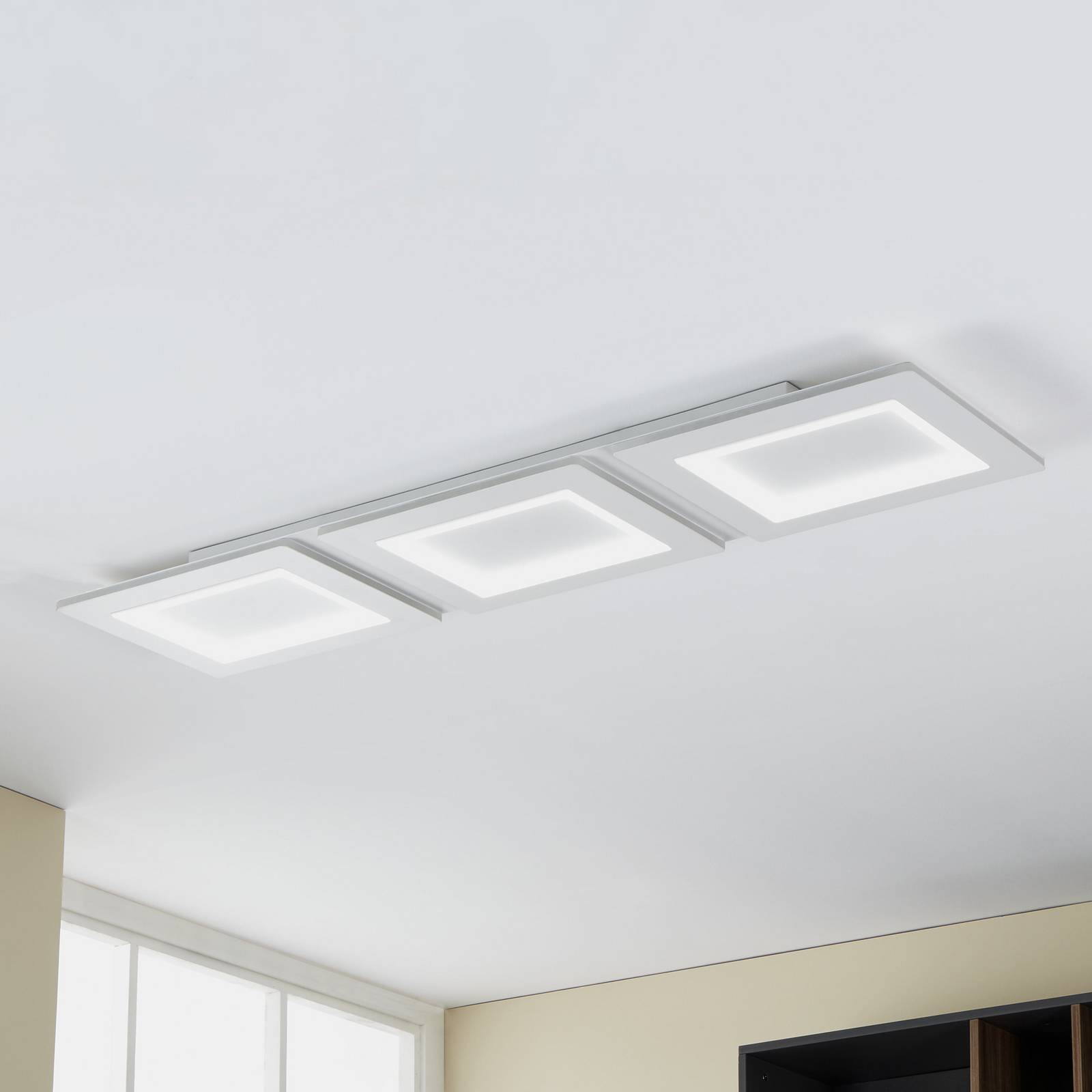 EGLO connect LED-Deckenlampe Padrogiano-Z 3-fl., 120 x 30 cm EGLO connect LED-Deckenlampe Padrogiano-Z 3-fl., 120 x 30 cm von EGLO connect