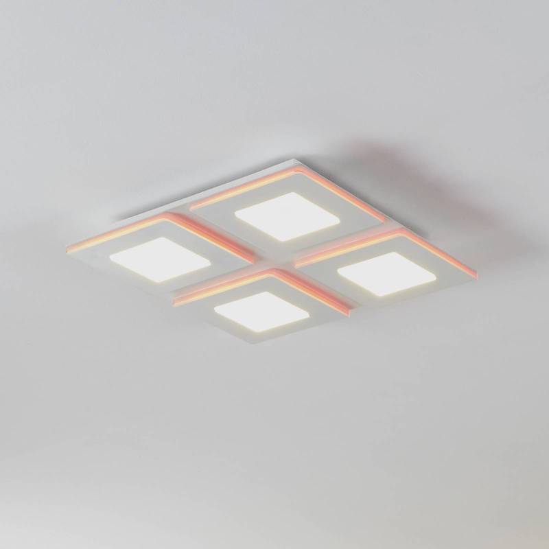 EGLO connect LED-Deckenlampe Padrogiano-Z 4-fl., 45 x 45 cm von EGLO connect