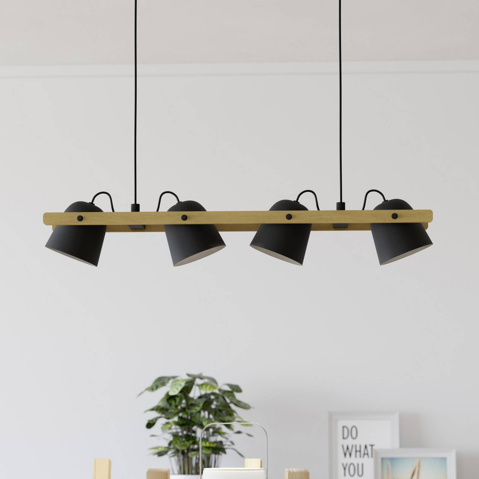EGLO connect LED-Deckenleuchte Hornwood-Z, 4-fl., schwarz EGLO connect LED-Deckenleuchte Hornwood-Z, 4-fl., schwarz von EGLO connect