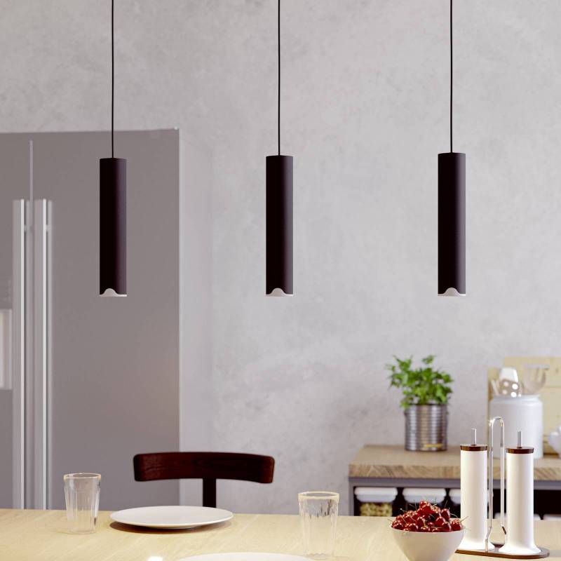 EGLO connect LED-Hängeleuchte Balamorta-Z, 3-fl., schwarz von EGLO connect